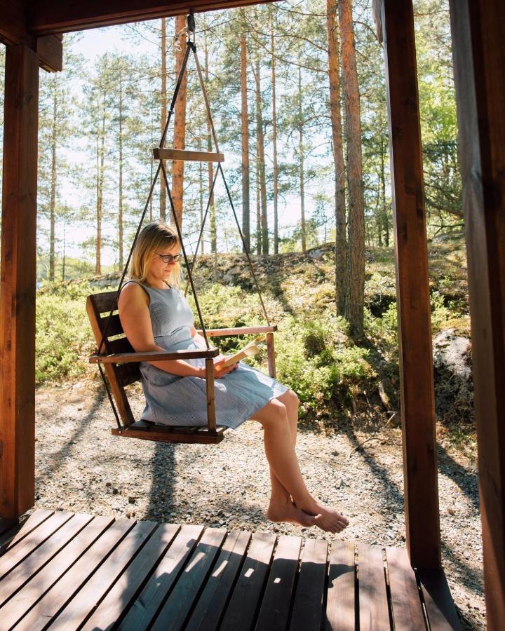 Villa Okkolan Lomamoekit Puumala Esterno foto