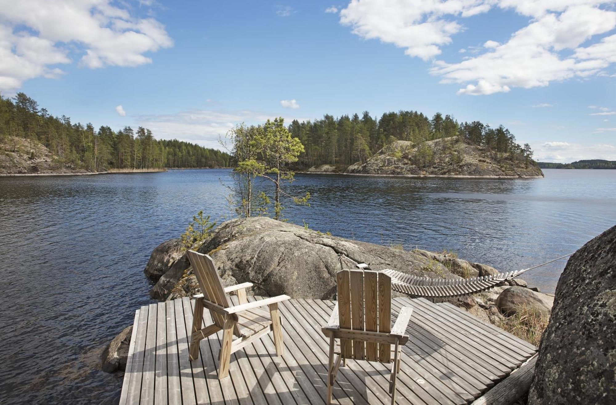 Villa Okkolan Lomamoekit Puumala Esterno foto