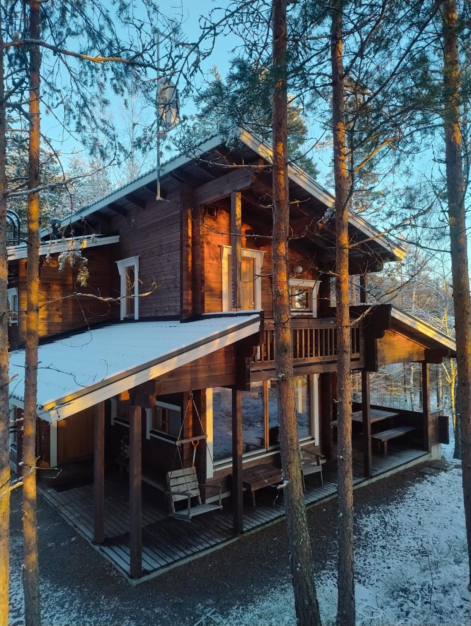 Villa Okkolan Lomamoekit Puumala Esterno foto